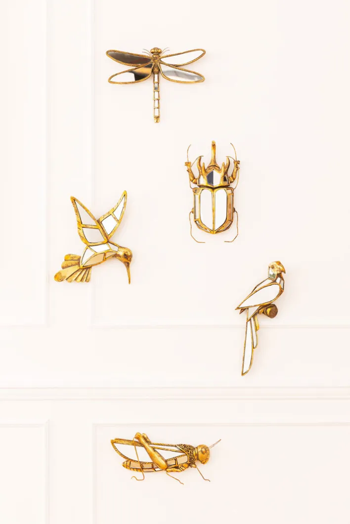 KARE DESIGN Wandschmuck BEETLE 36,5 x 27,5 cm goldfarbig