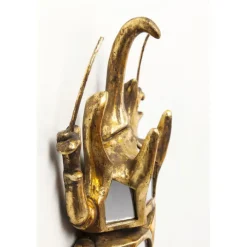 KARE DESIGN Wandschmuck BEETLE 36,5 x 27,5 cm goldfarbig