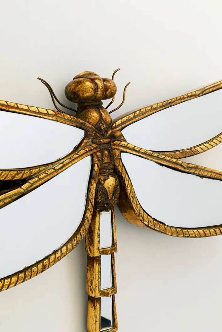 KARE DESIGN Wandschmuck DRAGOBFLY 46,5 x 36 cm goldfarbig