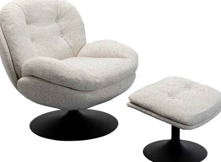 Kare Drehsessel + Hocker Stanford