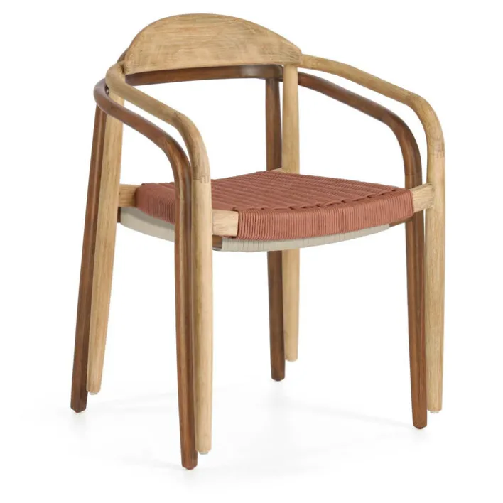 Kave Home Gartenstuhl GYlNIS 4er Set rot