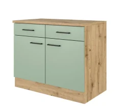 Küche Unterschrank Fiona 85 cm Eiche