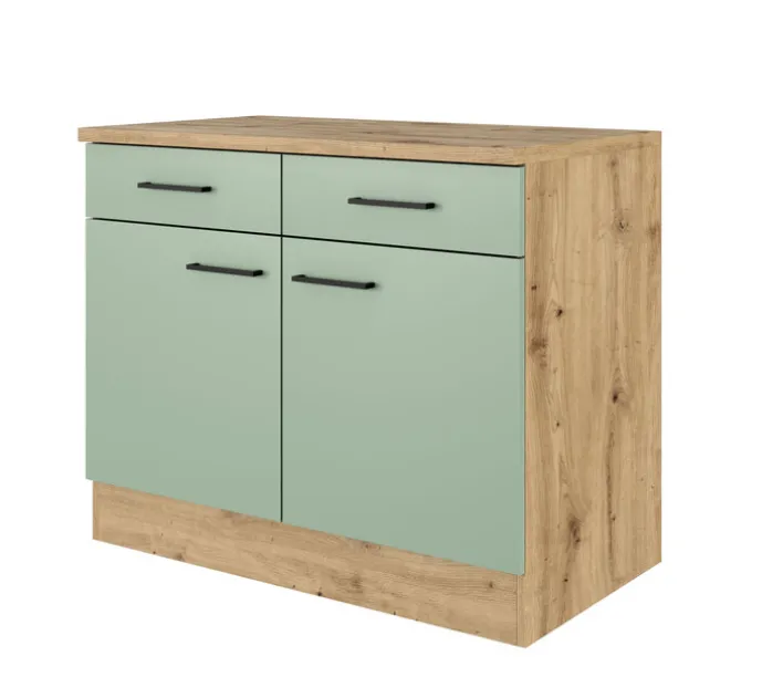 Küche Unterschrank Fiona 85 cm Eiche
