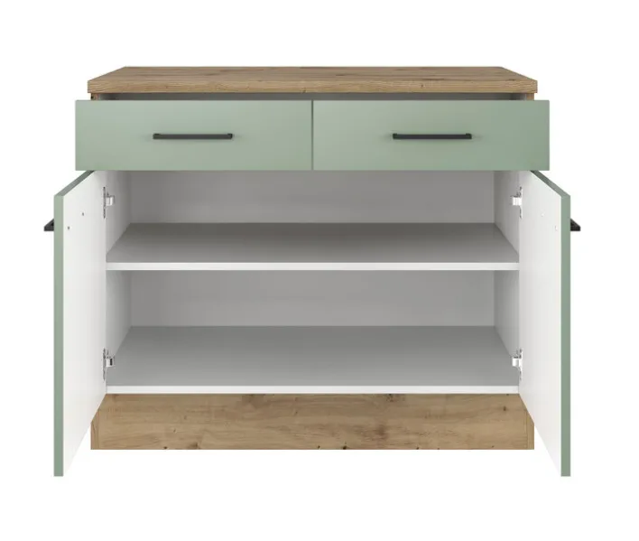 Küche Unterschrank Fiona 85 cm Eiche