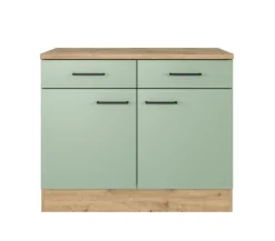 Küche Unterschrank Fiona 85 cm Eiche