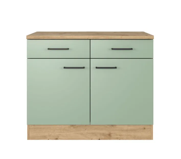 Küche Unterschrank Fiona 85 cm Eiche