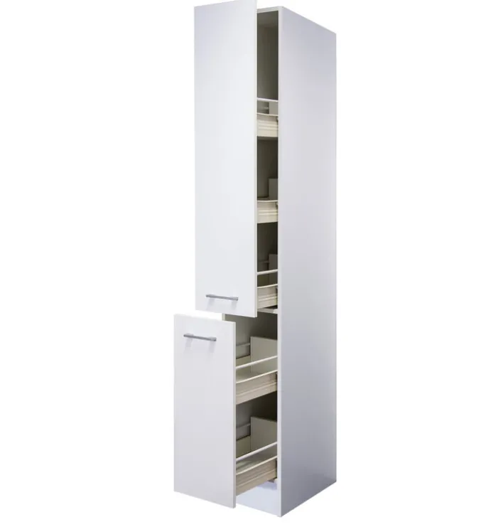 Küchen Apothekerschrank LUCCA weiß