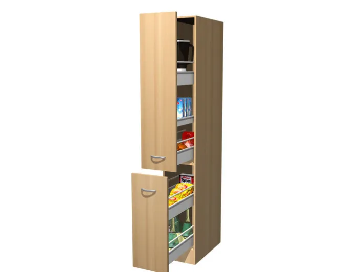 Küchen Apothekerschrank NANO Buche