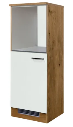 Küchen Geräteumbauschrank AVILA II Eiche /weiß matt