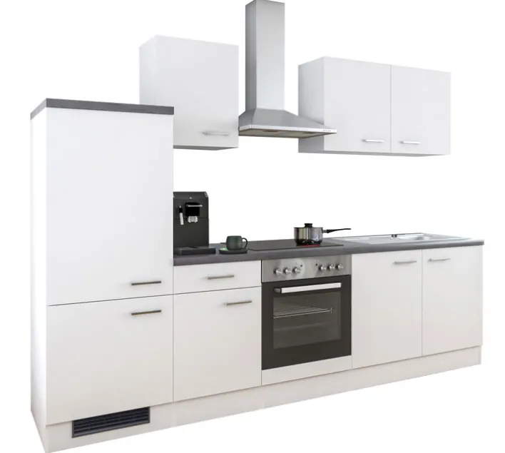 Küchenblock MEGGIE 270 /120 / 60 cm weiß