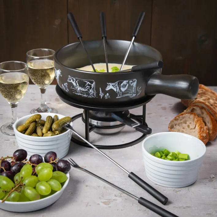 KÜCHENPROFI Käse-Fondue Set ST. GALLEN 9-teilig