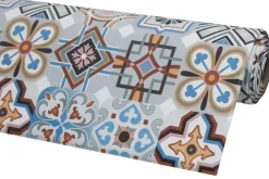 Küchenteppich MARRAKESCH 70 x 200 cm blau/grau