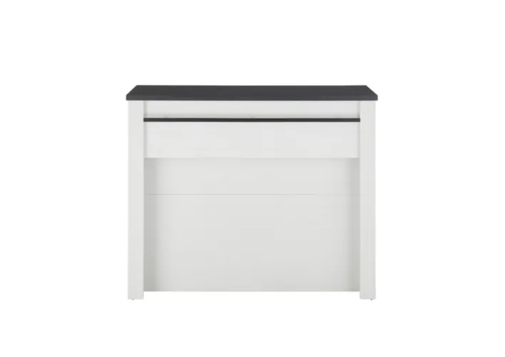 Küchentheke SHERWOOD ca. 130 x 106 x 52 cm Old Style hell Dekor