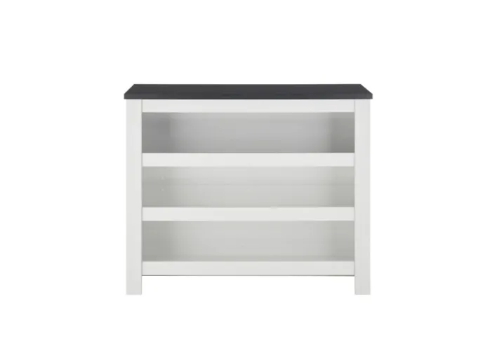 Küchentheke SHERWOOD ca. 130 x 106 x 52 cm Old Style hell Dekor