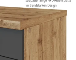 Küchenzeile Kopenhagen Matt-Grau ca. 240/180 x 200 x 60 cm