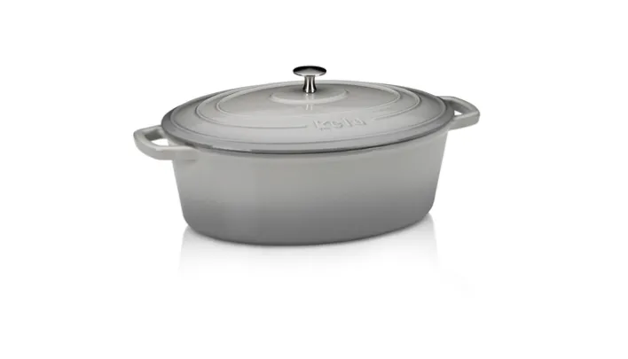 kela Bräter CALIDO 42 cm Gusseisen hellgrau