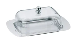 kela Butterdose BALDO 12,5 x 5,5 x 18,5 cm Edelstahl silberfarbig