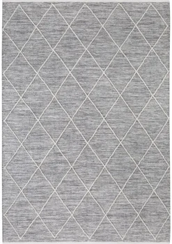 Kelim-Teppich TRELLEBORG 170 x 240 cm grau