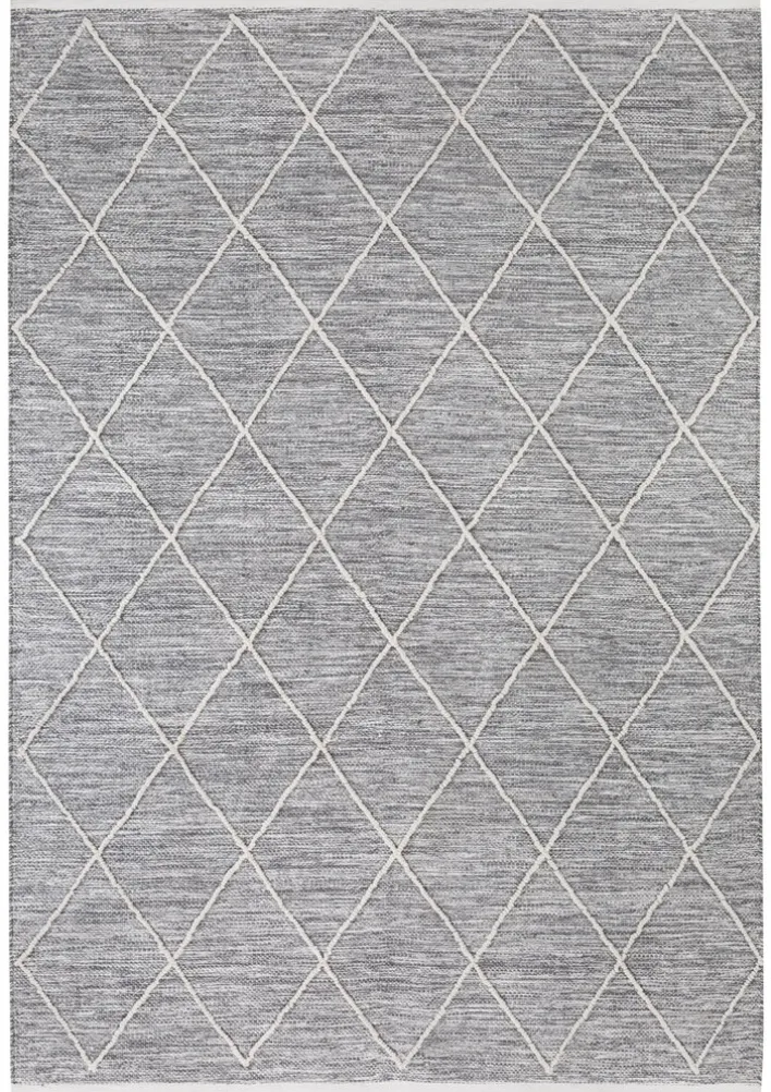 Kelim-Teppich TRELLEBORG 170 x 240 cm grau