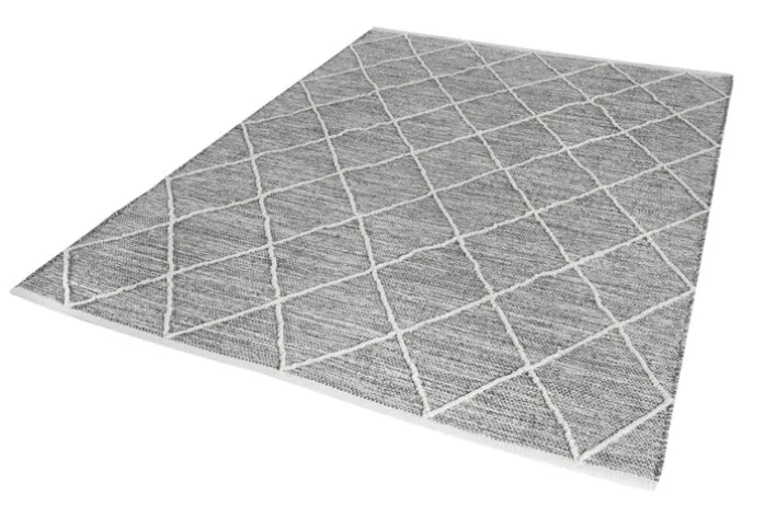 Kelim-Teppich TRELLEBORG 170 x 240 cm grau