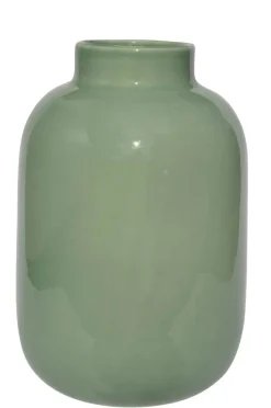 Keramik Vase 24 cm salbei