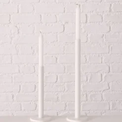 Kerzenständer Set MALKO 2-teilig weiß
