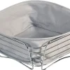 Kesper Brot- & Obstkorb Edelstahl 26 x 26 x 11 cm Grau