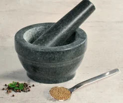 Kesper Mörser mit Schlegel Granit 16 x 16 x 8,5 cm