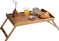 KESPER Servier- & Betttablett mit Klappfüßen AKAZIE