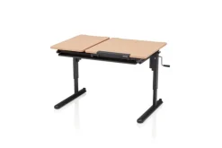 KETTLER Schreibtisch braun / schwarz