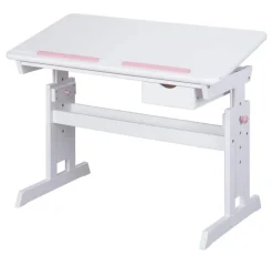 Kinder Schreibtisch JULIAN 109 x 55 cm Weiß