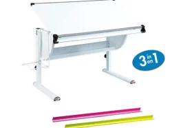 Kinder Schreibtisch MIKA Weiß