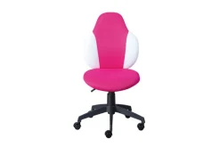 Kinderstuhl JEREMY himbeerfarbig/weiß 52 x 92-102 x 56 cm