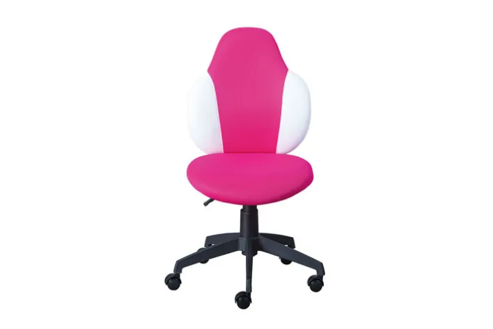 Kinderstuhl JEREMY himbeerfarbig/weiß 52 x 92-102 x 56 cm