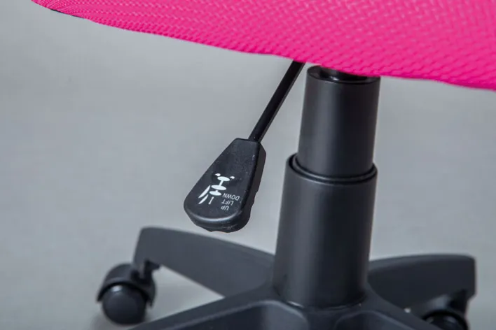 Kinderstuhl JEREMY himbeerfarbig/weiß 52 x 92-102 x 56 cm