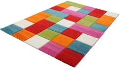 Kinderteppich DIAMOND KIDS KÄSTCHEN 120 x 170 cm mehrfarbig
