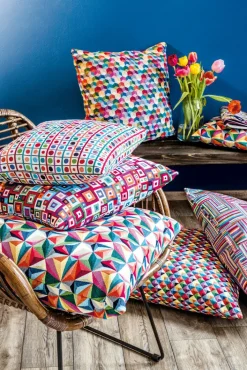 Kissenhülle PYRAMIDENWELT 40 x 40 cm in Multicolor