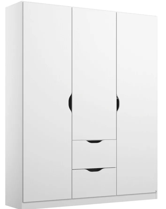 Kleiderschrank ALVARA 136 x 197 cm Alpinweiß NB