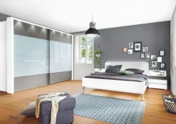 Kleiderschrank CASSANO PLUS weiß/ kieselgrau