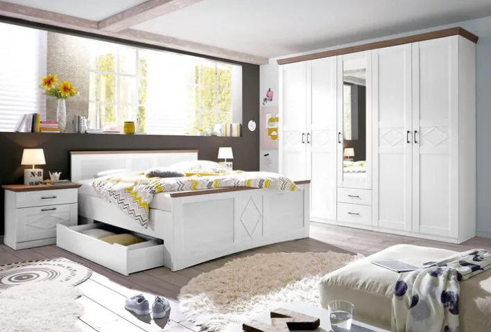 Kleiderschrank COUNTRY Pinie/ Trüffel NB