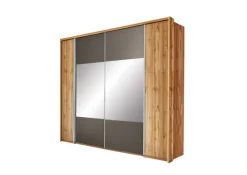 Kleiderschrank FOREST 312 x 225 cm braun / grau