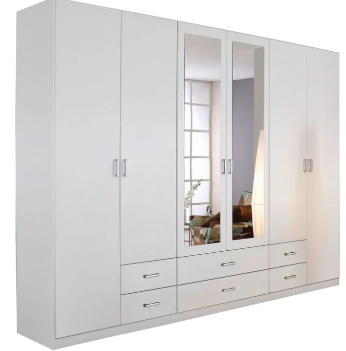 Kleiderschrank GAMMA 6-türig Alpinweiß NB