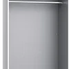 Kleiderschrank Grundelement KIRA 90 x 210 cm weiß