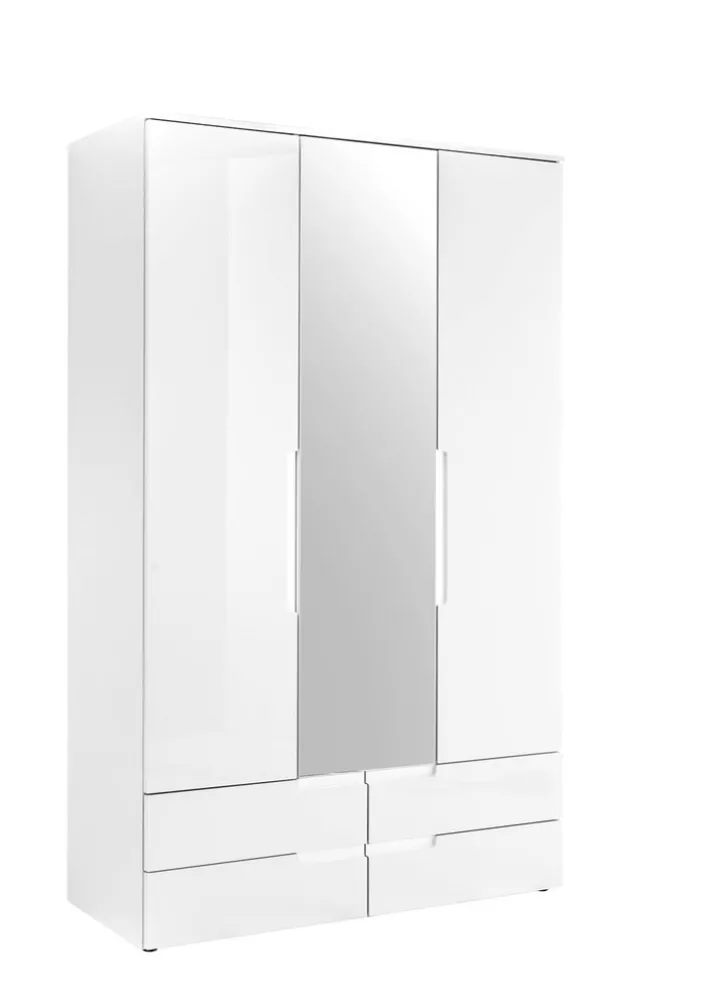 Kleiderschrank JENNA S 3-türig weiß