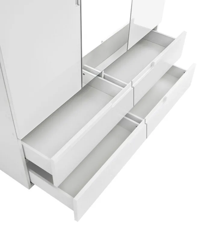 Kleiderschrank JENNA S 3-türig weiß