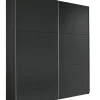 Kleiderschrank KRONACH 2-türig Grau metallic NB