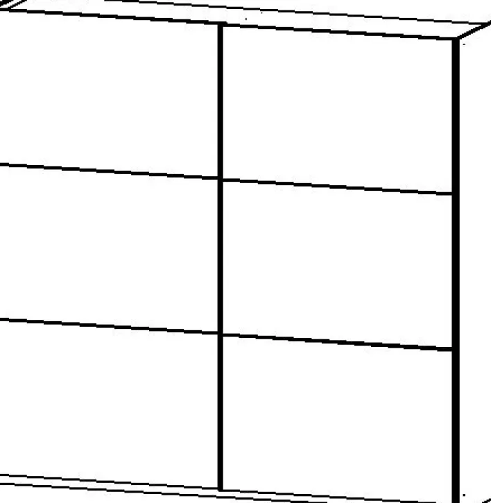 Kleiderschrank KRONACH 2-türig Grau metallic NB