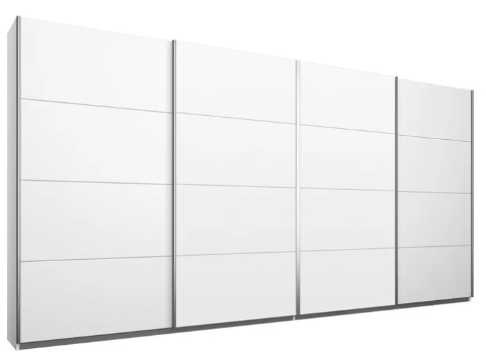 Kleiderschrank PANORAMA 361 x 62 cm NB weiß