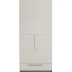 Kleiderschrank PURE 95 x 215 cm Kiefernholz/Farbton Staub