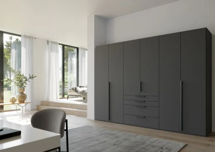 Kleiderschrank PURISMA Graphitgrau